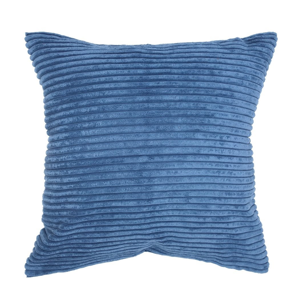 Corduroy Rib kussenhoes denimblauw 45 x 45 cm, Dekussenkraam@gmail.com, De kussenkraam, Nieuw, Jipsingbourtangerweg 155