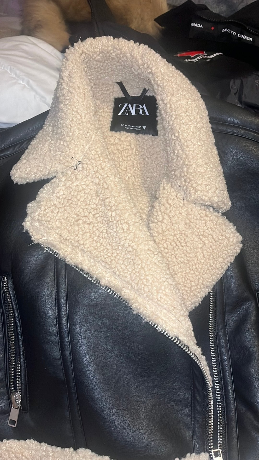 Bomber jacket met wol, Ophalen, Zo goed als nieuw, Maat 34 (XS) of kleiner