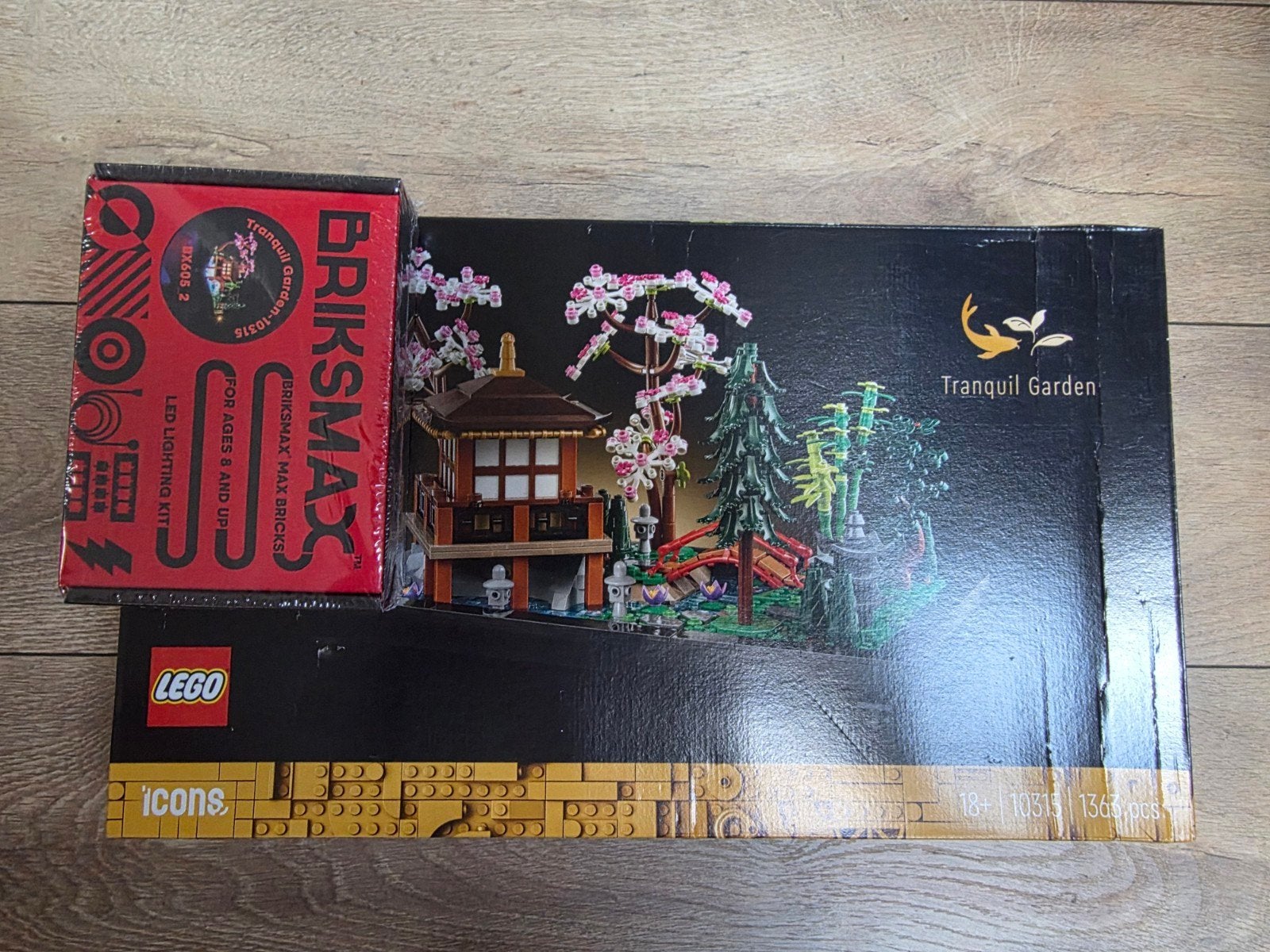 LEGO Icons 10315 Rustige Tuin + Briksmax Lichtset, Ophalen of Verzenden, Nieuw