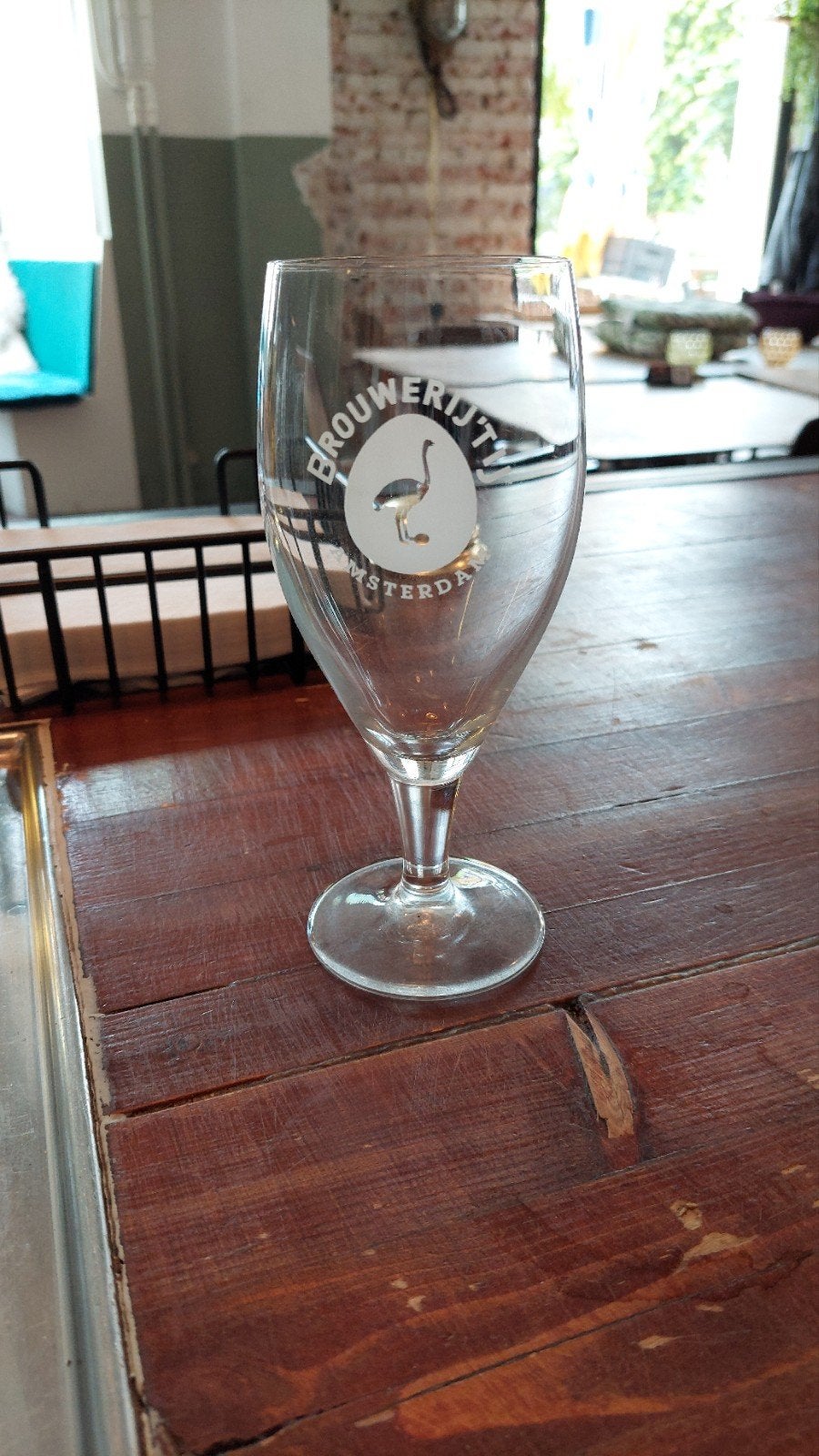 Brouwerij 't IJ bierglas - Amsterdam, Ophalen, Overige merken, Glas, Overige typen