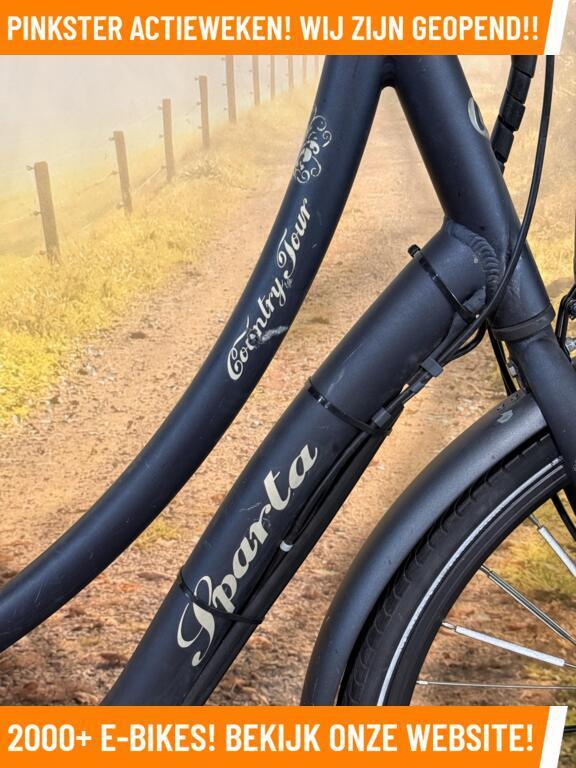 Sparta Country Tour Elektrische fiets met voorwiel motor!, Sparta, Zo goed als nieuw, 51 tot 55 cm, 50 km per accu of meer