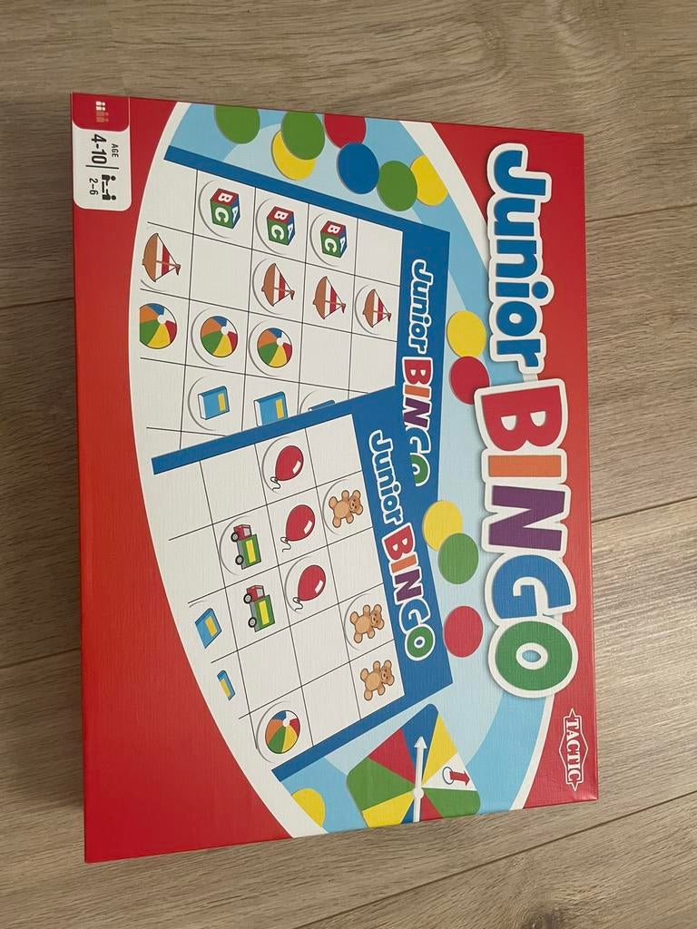 Junior Bingo van het merk: Tactic, Vijf spelers of meer, Ophalen of Verzenden, Zo goed als nieuw