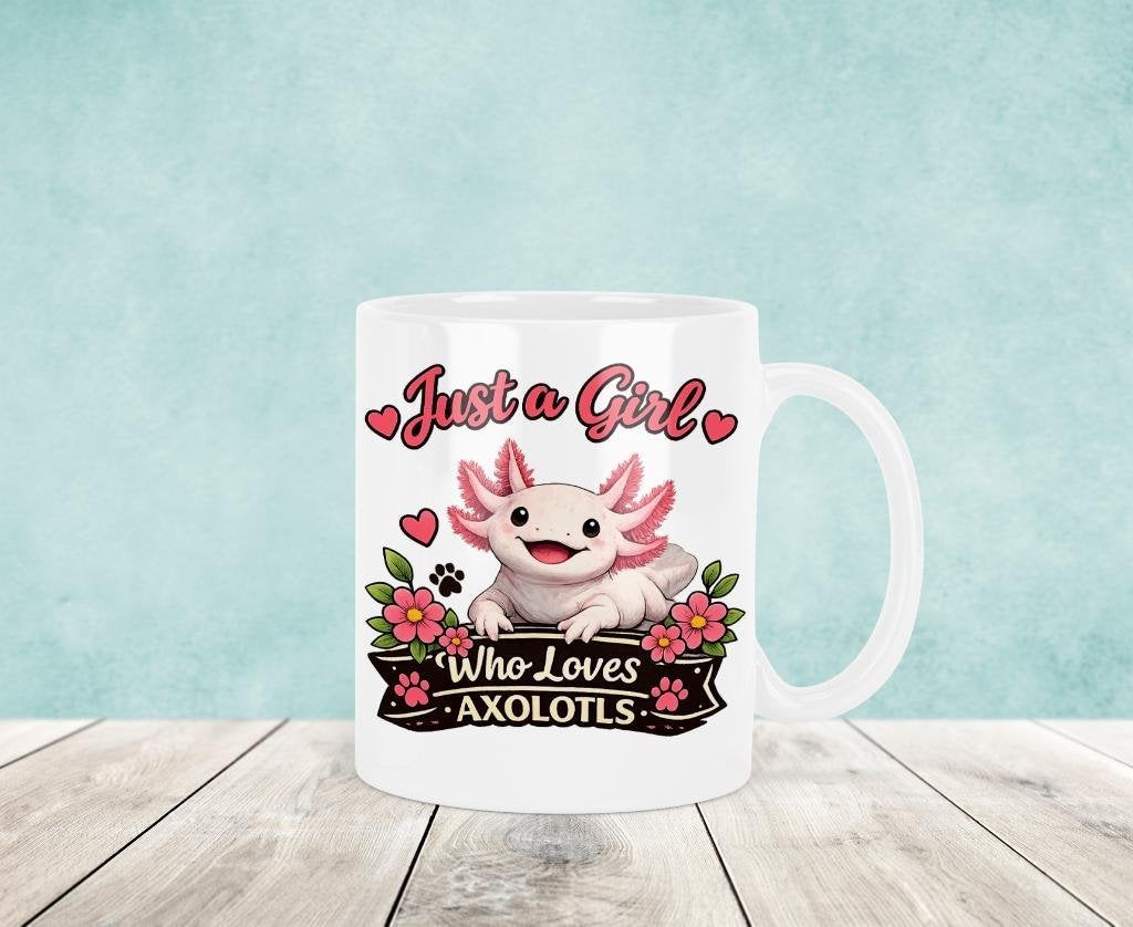 Just a Girl Who Loves Axolotls, Verzenden, Keramiek, Nieuw, Overige stijlen