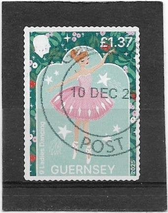 Guernsey 2025 Christmas £1.37, Verzenden, Gestempeld