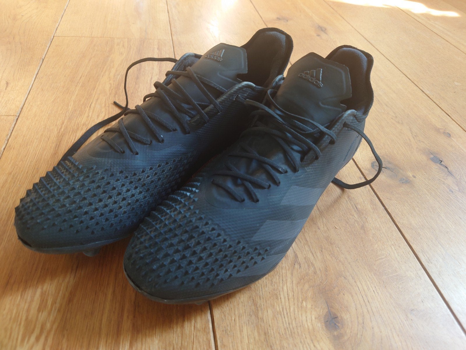 Adidas Predator Demonskin, zwart, maat 45, in nette staat!, Ophalen of Verzenden, Zo goed als nieuw, Schoenen