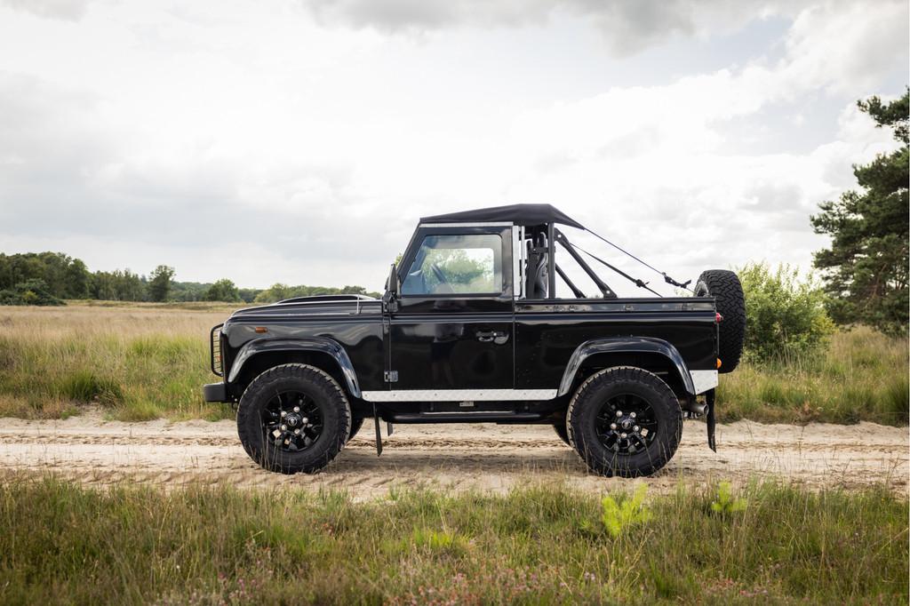 Land Rover Defender 2.2Tdci Soft Top Recaro stoelen 25.000km, Euro 5, Gebruikt, Stoelverwarming, Vierwielaandrijving