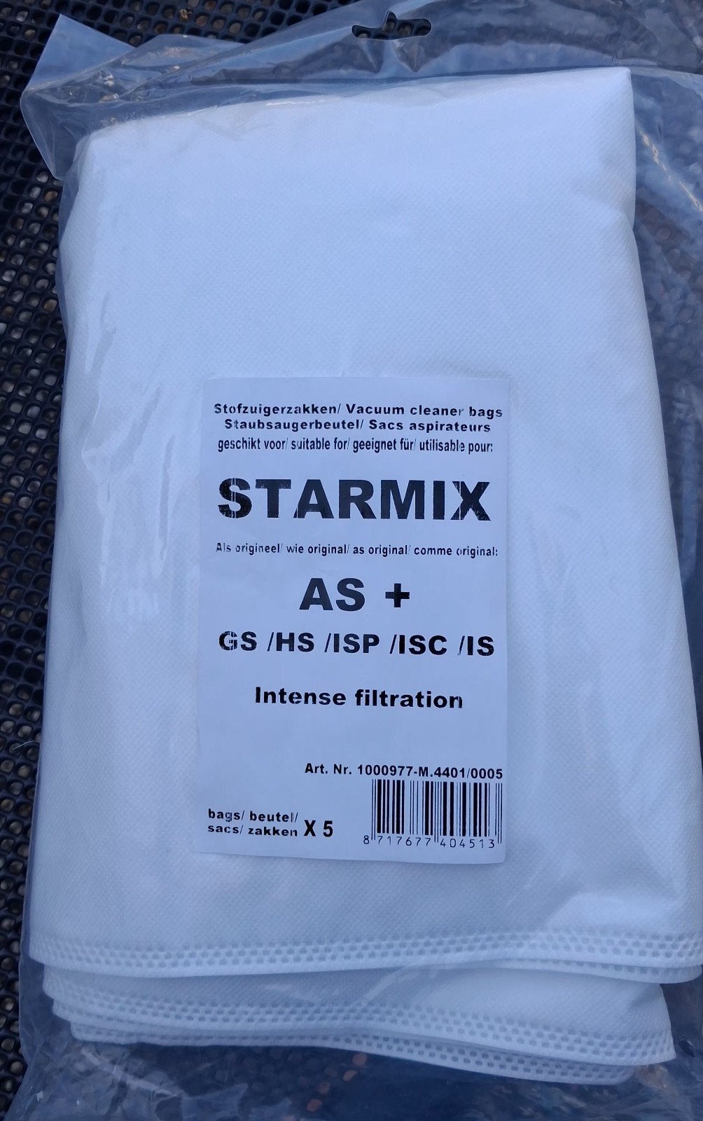 Starmix Stofzuigerzakken AS+ (5 stuks), Stofzak, Overige merken, Nieuw, Ophalen of Verzenden
