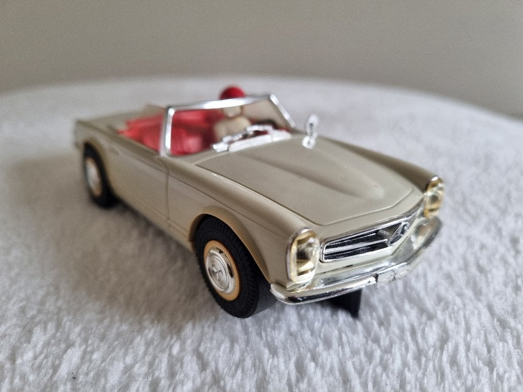 Fleischmann Auto grijze Mercedes 250SL in zeer goede staat, Verzenden, Zo goed als nieuw, Elektrisch, Fleischmann