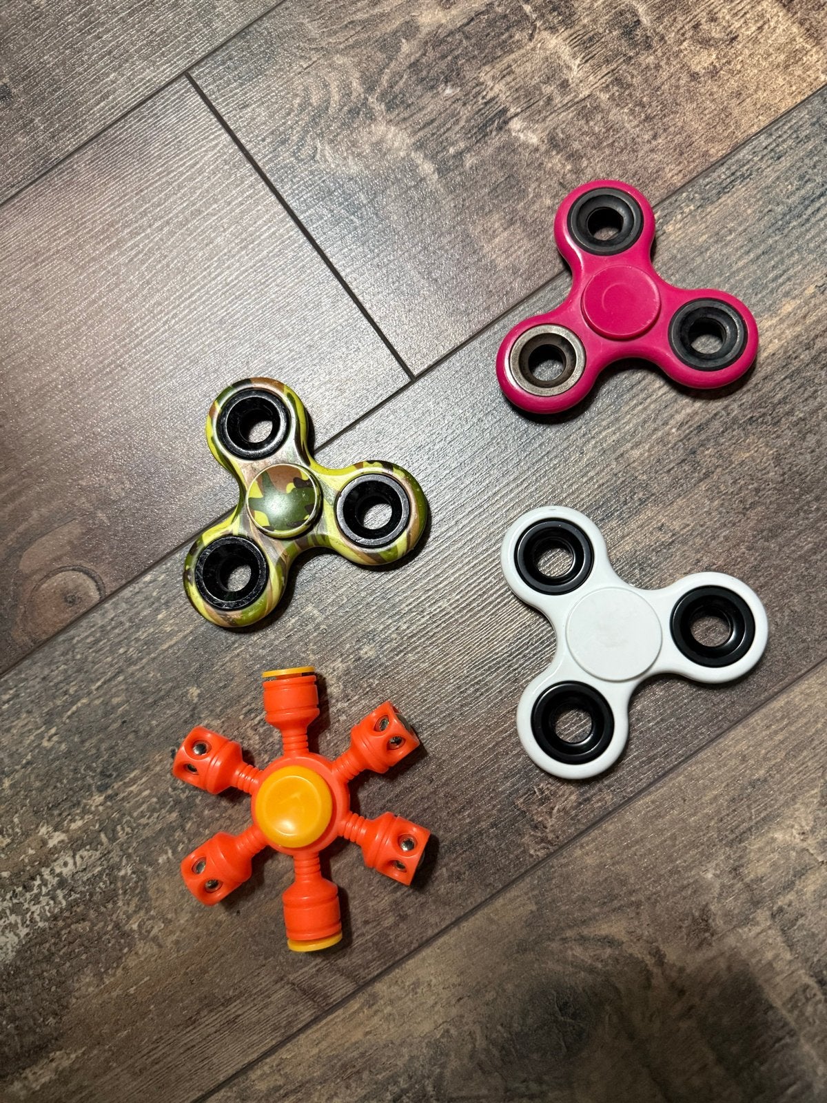 Diverse Fidget Spinners - Set van 4, Ophalen of Verzenden, Gebruikt, Jongen of Meisje