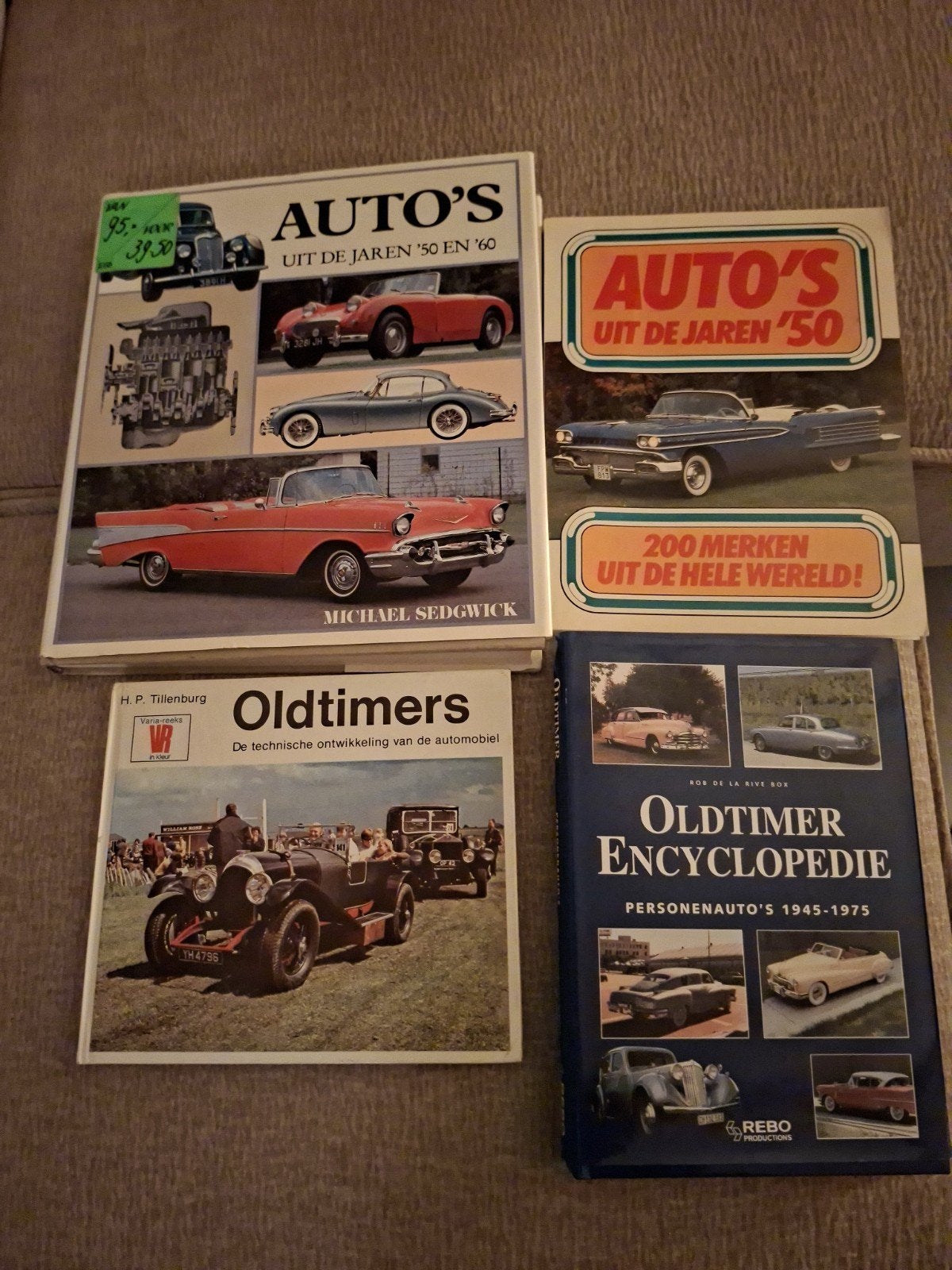Boeken over oldtimers en auto's uit de jaren '50 en '60, Boeken, Ophalen of Verzenden, Gelezen, Michael Sedgwick, H.P. Tillenburg