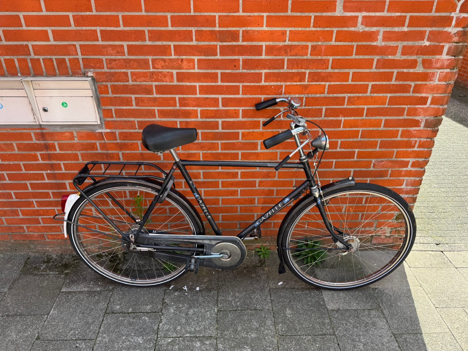 Gazelle herenfiets 28 inch stadsfiets 3 versnelligen 57 cm, 55 tot 59 cm, Ophalen
