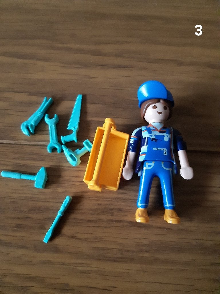 Playmobil 9333 set 13 Klusjesvrouw, Complete set, Ophalen of Verzenden, Zo goed als nieuw, Figuren
