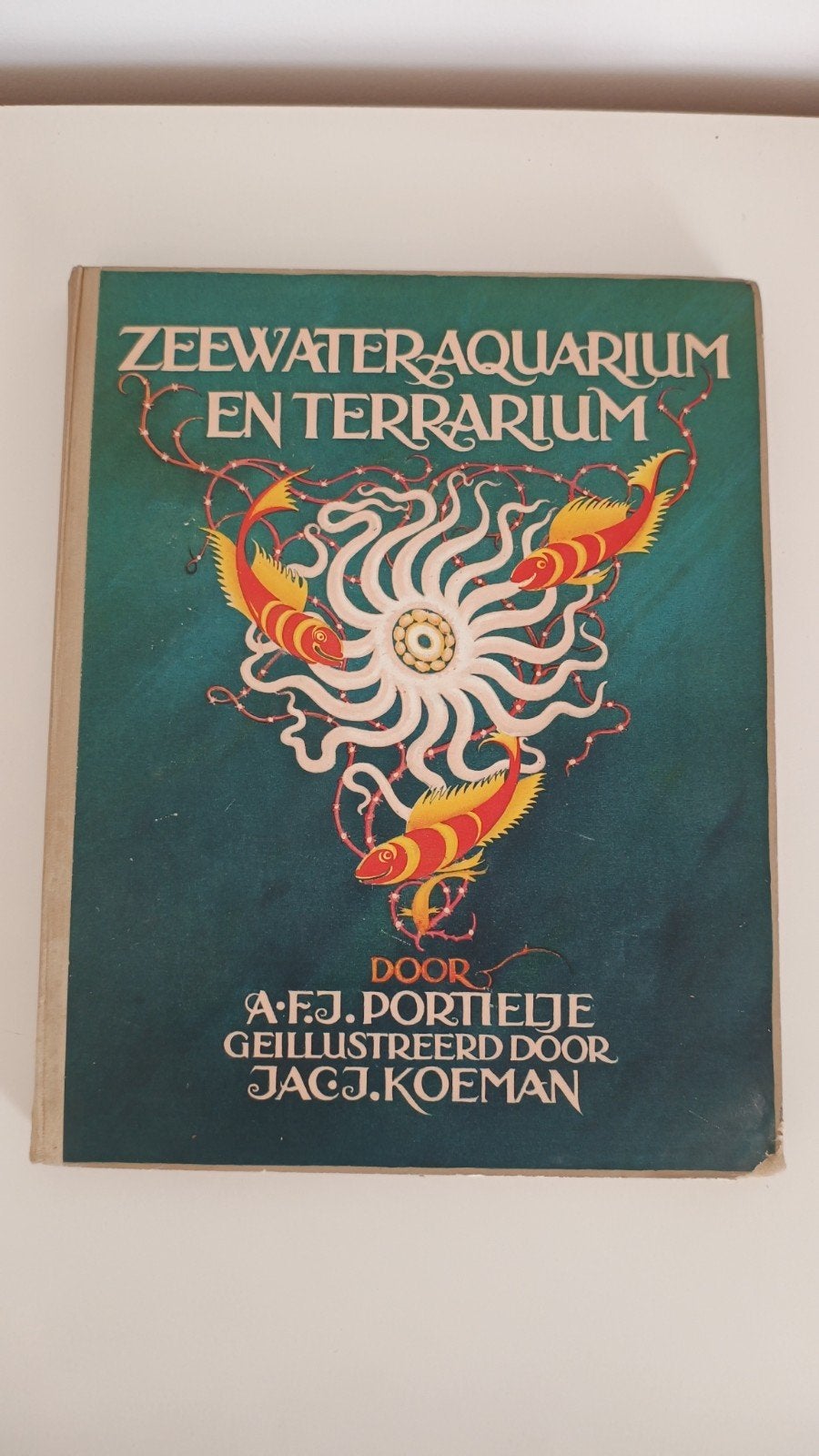 Zeeaquarium en terrarium Verkade plaatjesalbum 1930, Ophalen of Verzenden, Gelezen, A.F.J. Portielje, Plaatjesalbum