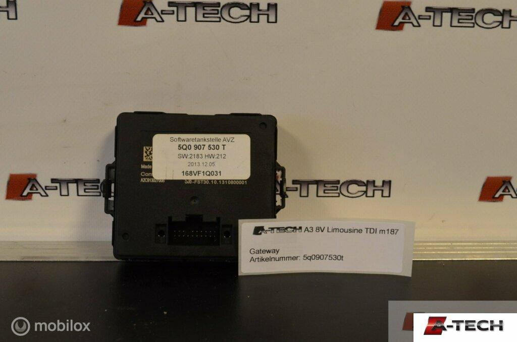 Gateway module Audi A3 Limousine 8V ('13-'18) 5q0907530t, Auto-onderdelen, Audi, Gebruikt, Audi, Ophalen of Verzenden