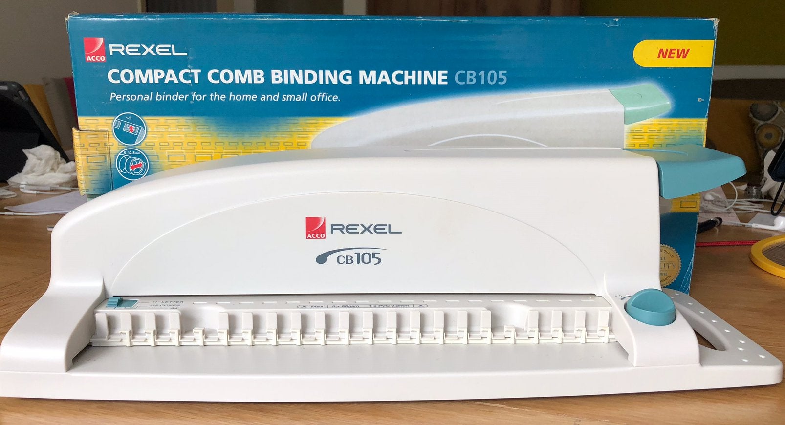 Rexel Compact pons/bindapparaat CB 105, Ophalen of Verzenden, Zo goed als nieuw