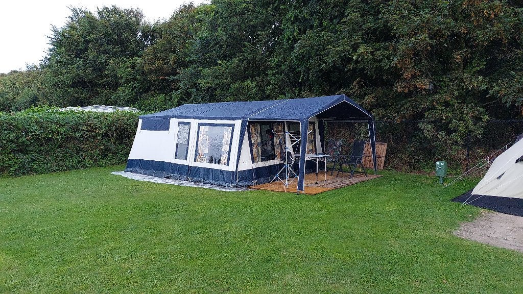 Vouwwagen Roadmaster Family S (8 persoons), Blauw, Aanwezig, Meer dan 6, Ophalen