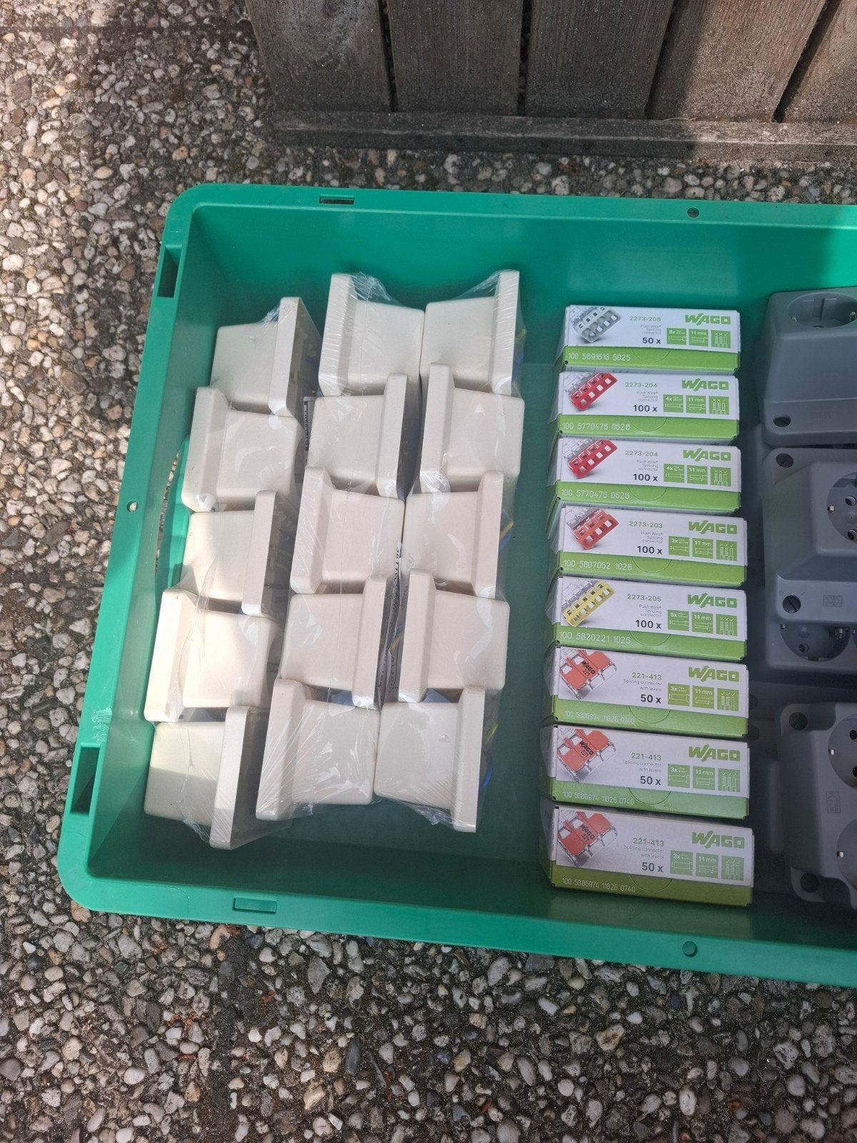 Kabels,snelflex,snoeren,wcd deksel,wago lasklem, Doe-het-zelf en Verbouw, Elektra en Kabels, Nieuw, Kabel of Snoer, Verzenden