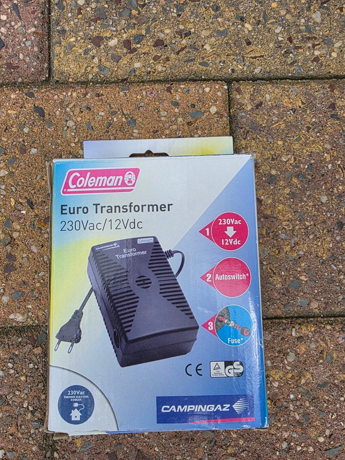 Coleman Euro Transformer 230Vac/12Vdc, Caravans en Kamperen, Ophalen of Verzenden