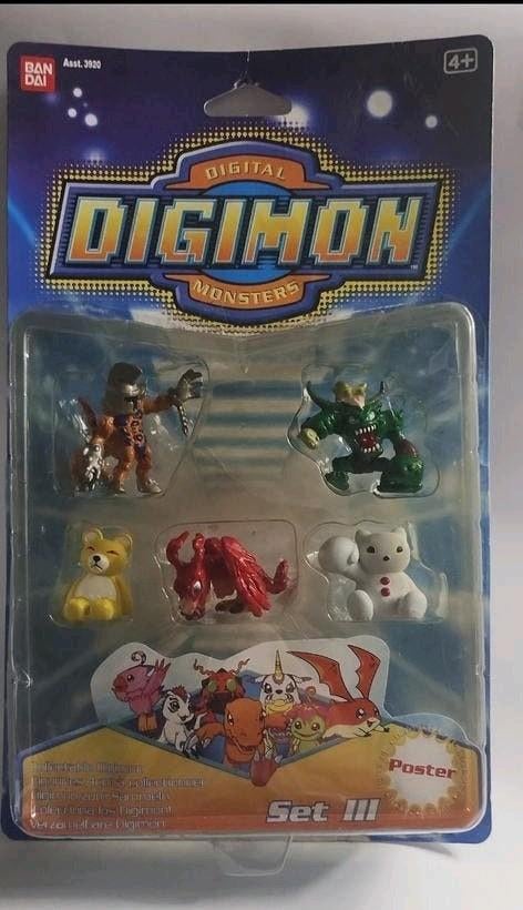Digimon Monsters Set III Figuren - Nieuw in verpakking, Verzenden, Nieuw