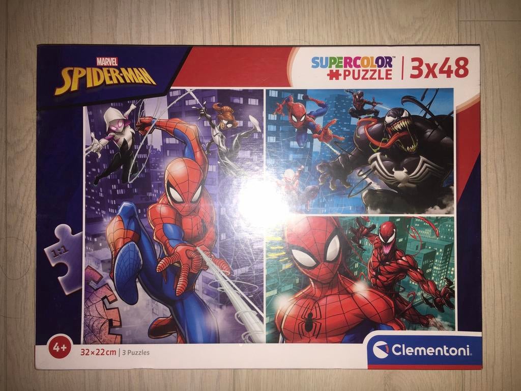 Nieuw Clementoni Spiderman Puzzel 3-in-1, Ophalen of Verzenden, 10 tot 50 stukjes, Nieuw, 4 tot 6 jaar