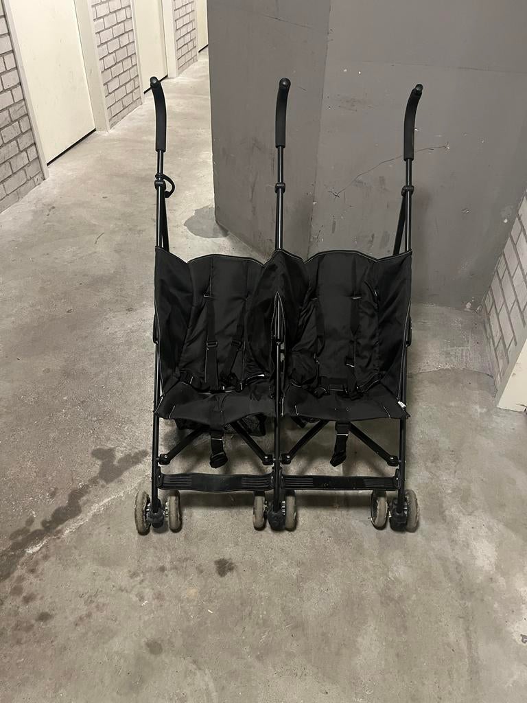 Tweepersoons tweeling buggy kinderwagen, Ophalen of Verzenden, Zo goed als nieuw, Overige merken, Duomodel