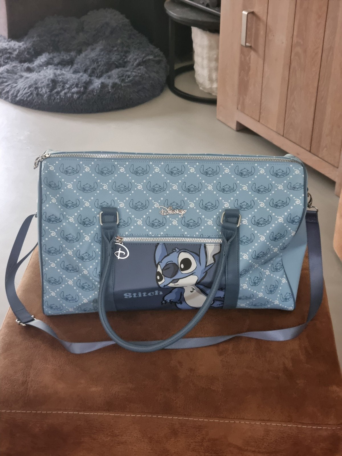 Disney Stitch Reistas / Weekendtas, Ophalen of Verzenden, Gebruikt, Blauw, Overige typen