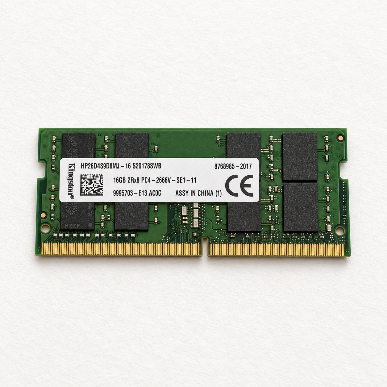 2x Kingston 16GB DDR4 RAM (32GB TOTAAL), DDR4, Ophalen of Verzenden, Zo goed als nieuw, Laptop