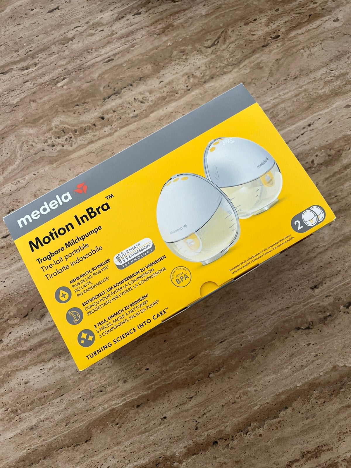 Medela motion inbra dubbelzijdige borstkolf, Ophalen, Zo goed als nieuw, Borstkolf, Medela