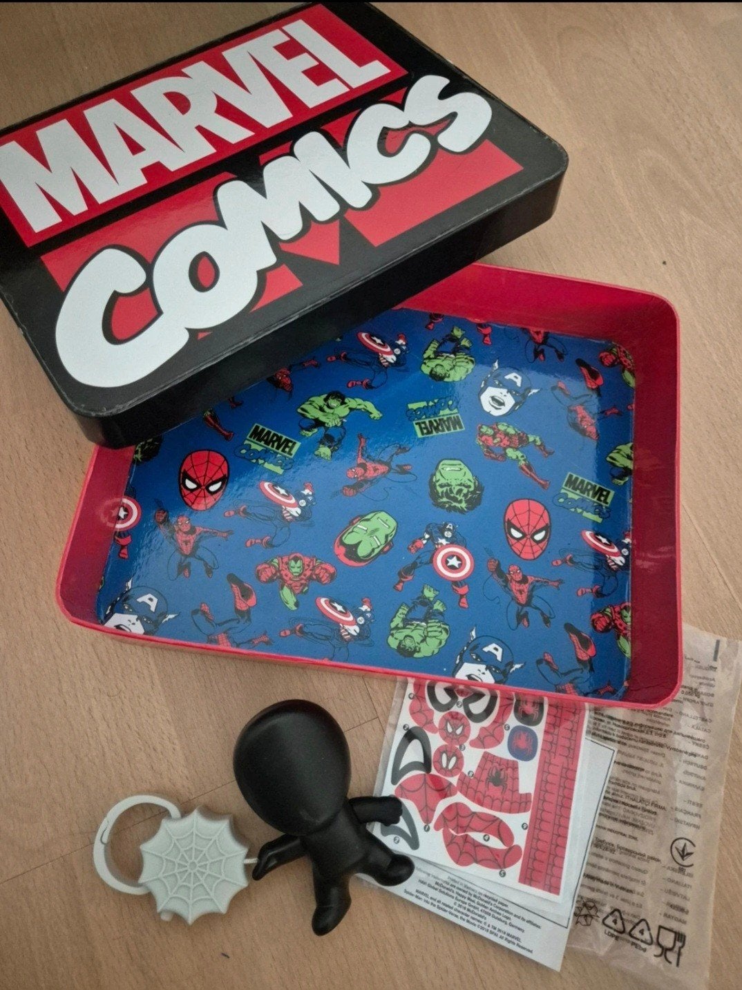 Marvel Comics Spiderman box met extra's, Ophalen of Verzenden, Zo goed als nieuw, Jongen of Meisje