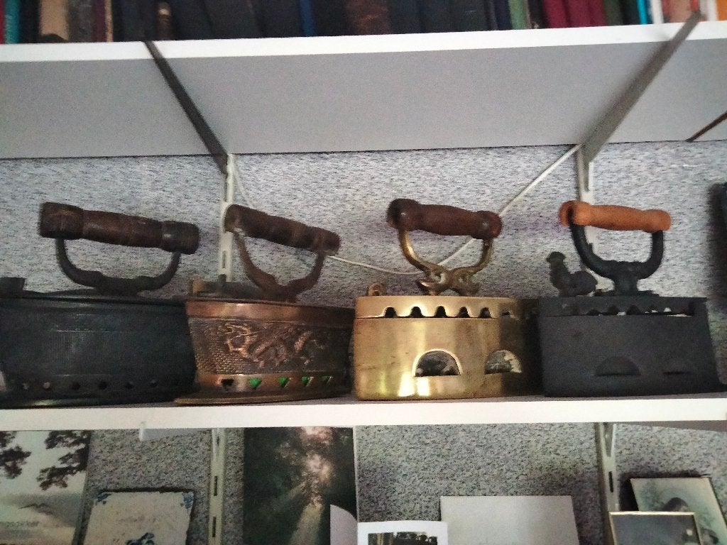 oude strijkijzers, Ophalen of Verzenden, Gebruikt