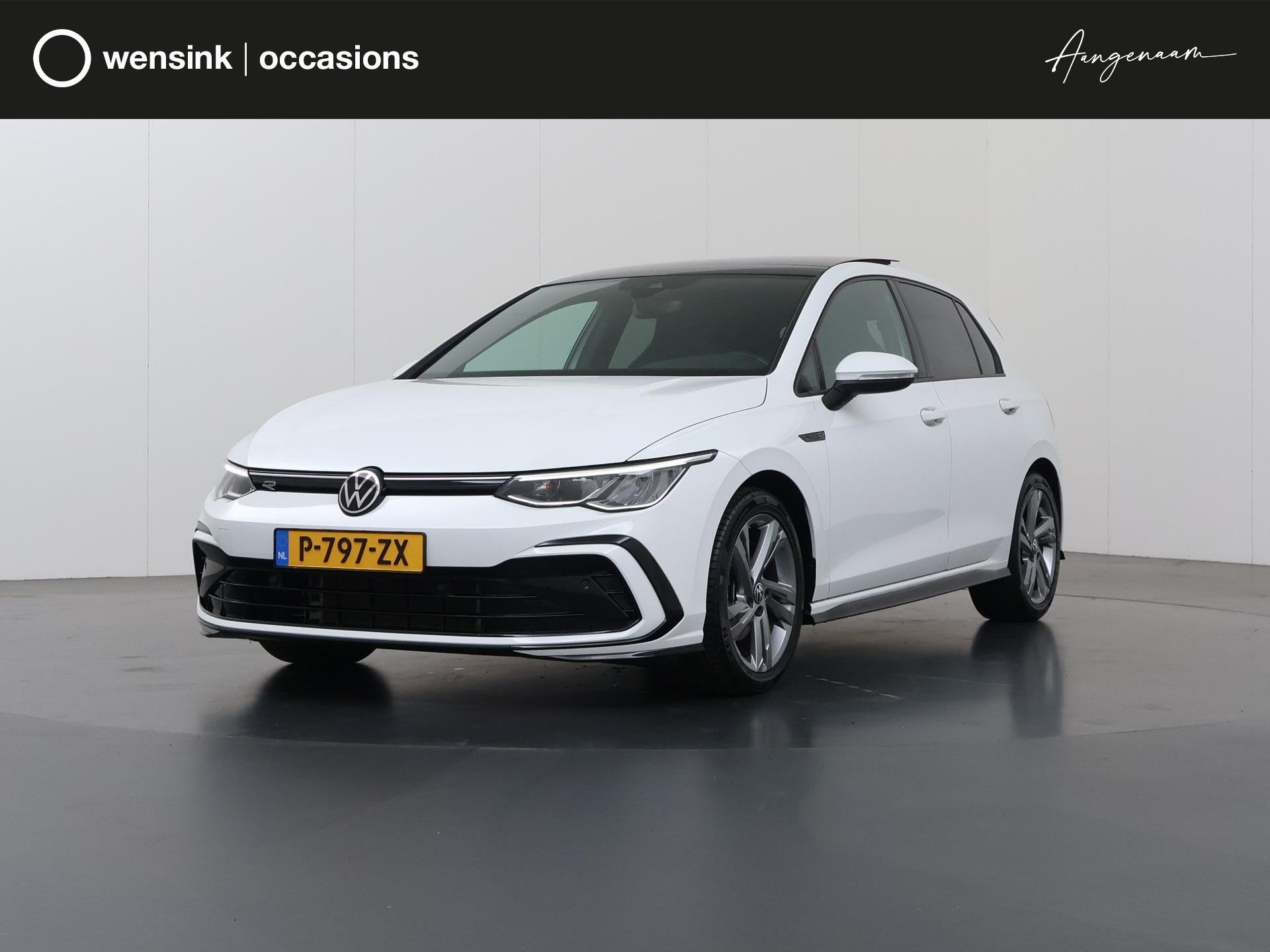 Volkswagen Golf 1.5 eTSI R-Line Business+ | Trekhaak | Panor, Auto's, Euro 6, 4 cilinders, Wit, Bedrijf