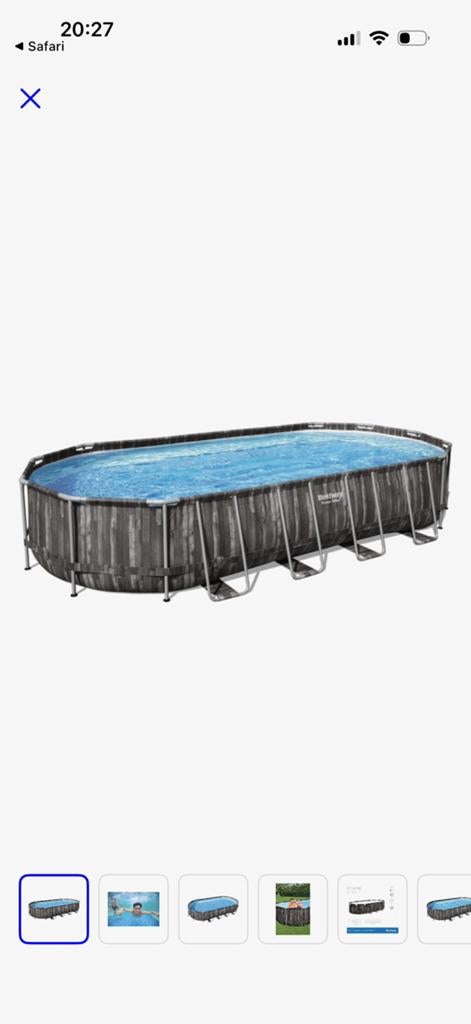 Bestway  powersteel bad, 300 cm of meer, Zo goed als nieuw, Ovaal, Ophalen