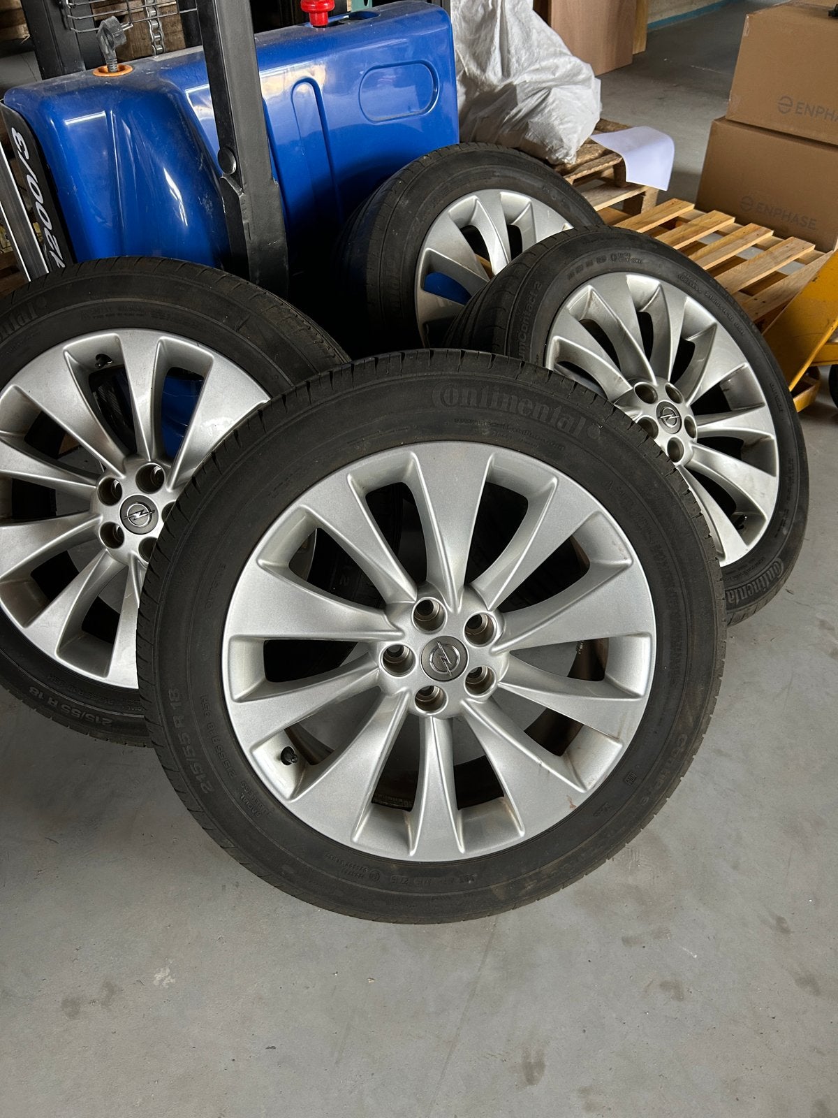 Opel 18 inch velgen, Ophalen, 18 inch, Banden en Velgen, Personenwagen