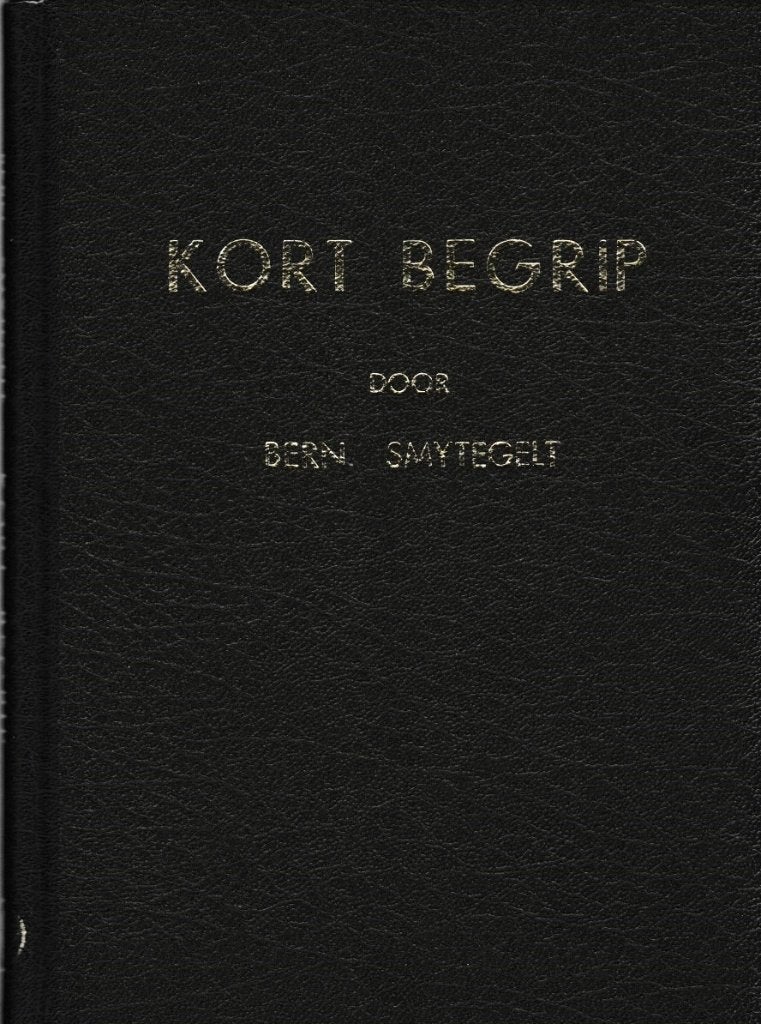 BERN. SMYTEGELT - KORT BEGRIP, Ophalen of Verzenden, Gelezen