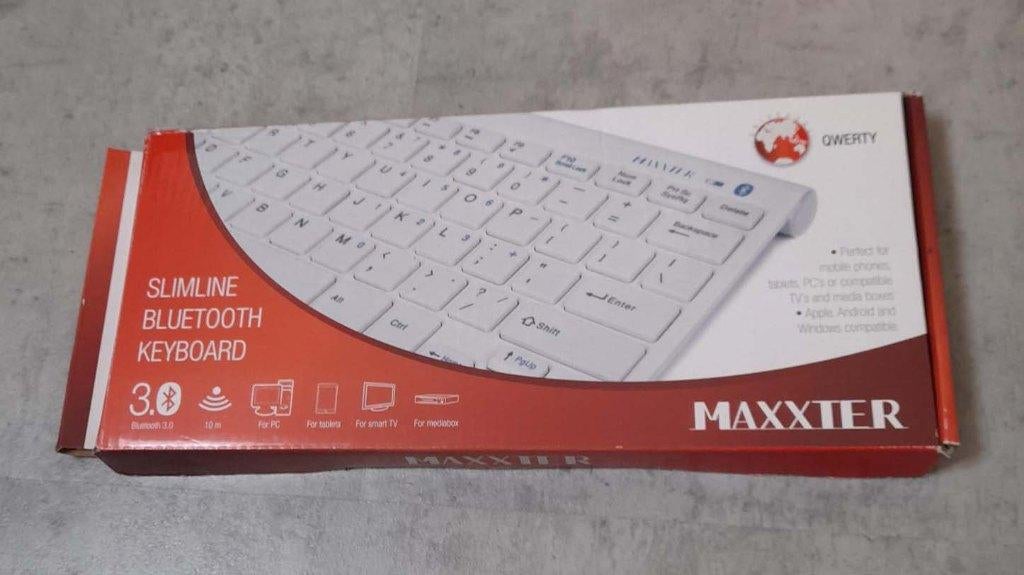 Bluetooth TOETSENBORD van het merk Maxxter, Ophalen of Verzenden, Zo goed als nieuw, Draadloos, Qwerty