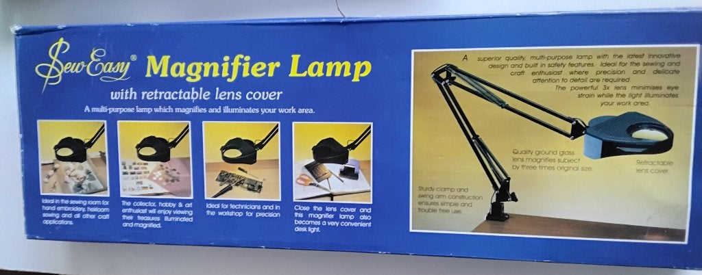VERGROOTLAMP MET LICHT EN INTREKBARE LENSKAP, Ophalen, Zo goed als nieuw, Vergrootglas of Loep