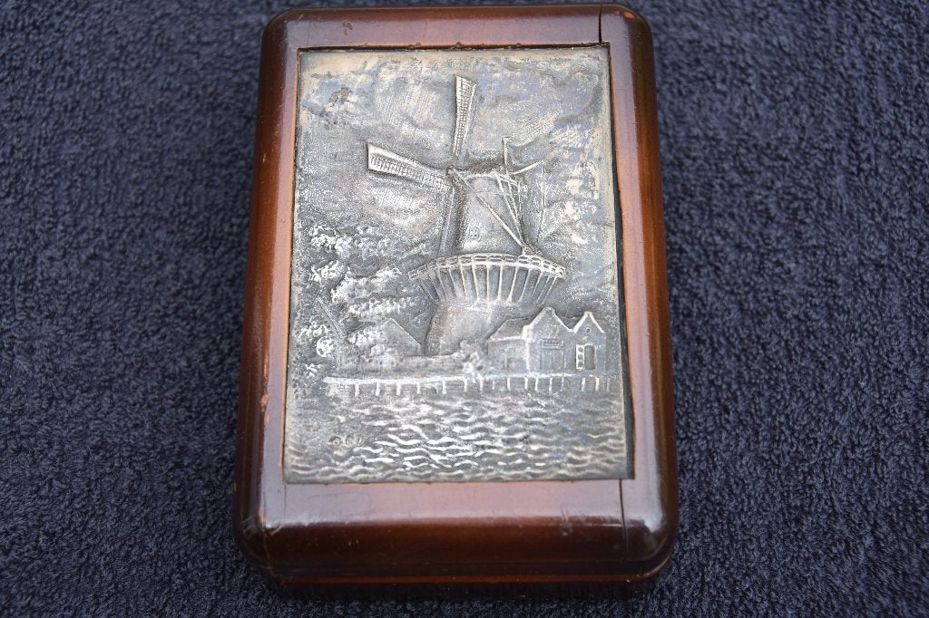Vintage Houten Kistje met Decoratie, Ophalen