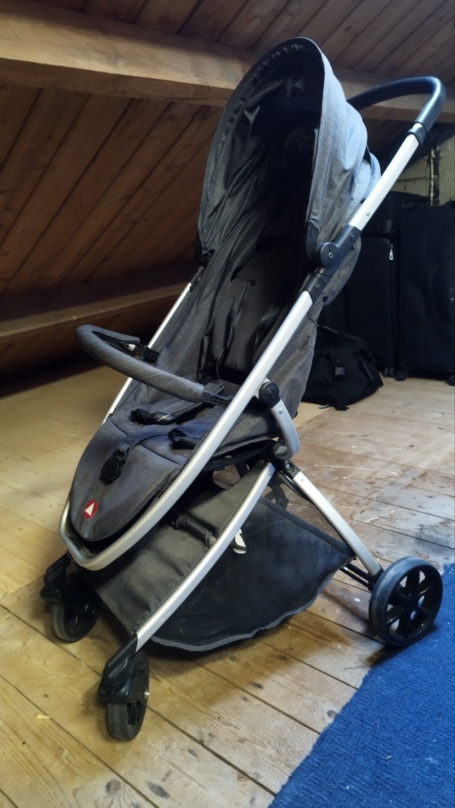 Topmark Baby Buggy Grijs - Compact en Handig, Kinderen en Baby's, Ophalen, Gebruikt, Overige merken, Verstelbare rugleuning