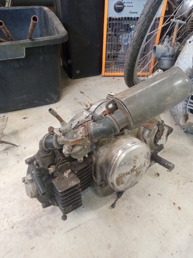 Honda PS50 / PC50 viertakt motorblok (los), Fietsen en Brommers, Brommeronderdelen | Oldtimers, Ophalen, Gebruikt, Blok, Overige merken