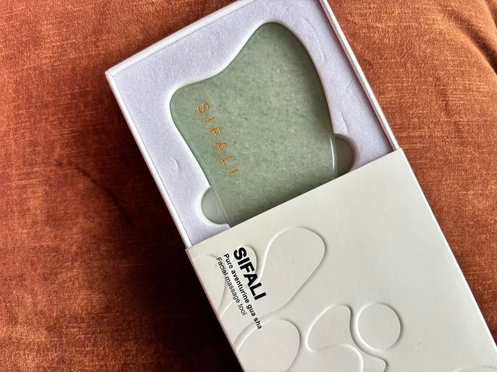 Sifali Pure Aventurine Gua Sha - Nieuw, Sieraden, Tassen en Uiterlijk, Uiterlijk | Gezichtsverzorging, Ophalen of Verzenden, Nieuw