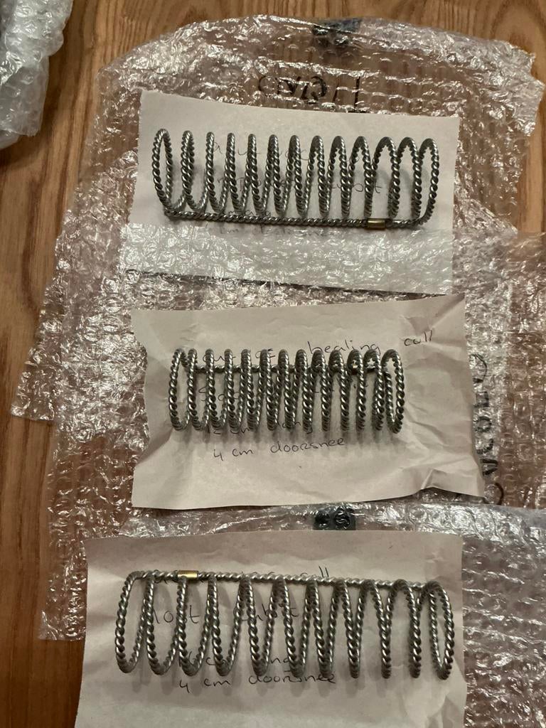 Acu vac coil tensorringen.   3 voor €75, Ophalen of Verzenden