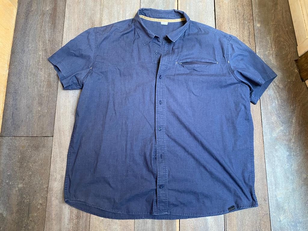 Quechua shirt EU 3XL US 2XL 2XL 124-135 cm licht blauw km, Quechua, Overhemd, Gedragen, Verzenden