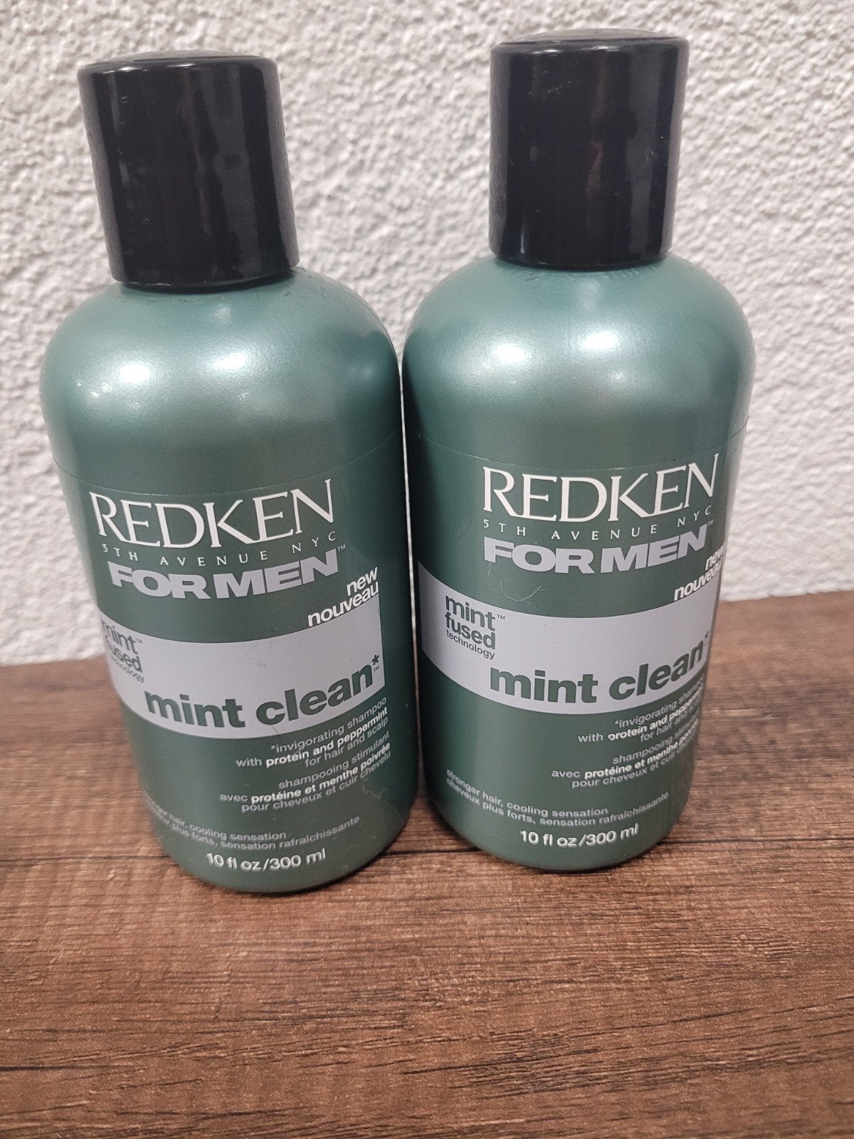 Redken For Men Mint Clean Shampoo (2x 300ml), Ophalen of Verzenden, Nieuw, Shampoo of Conditioner