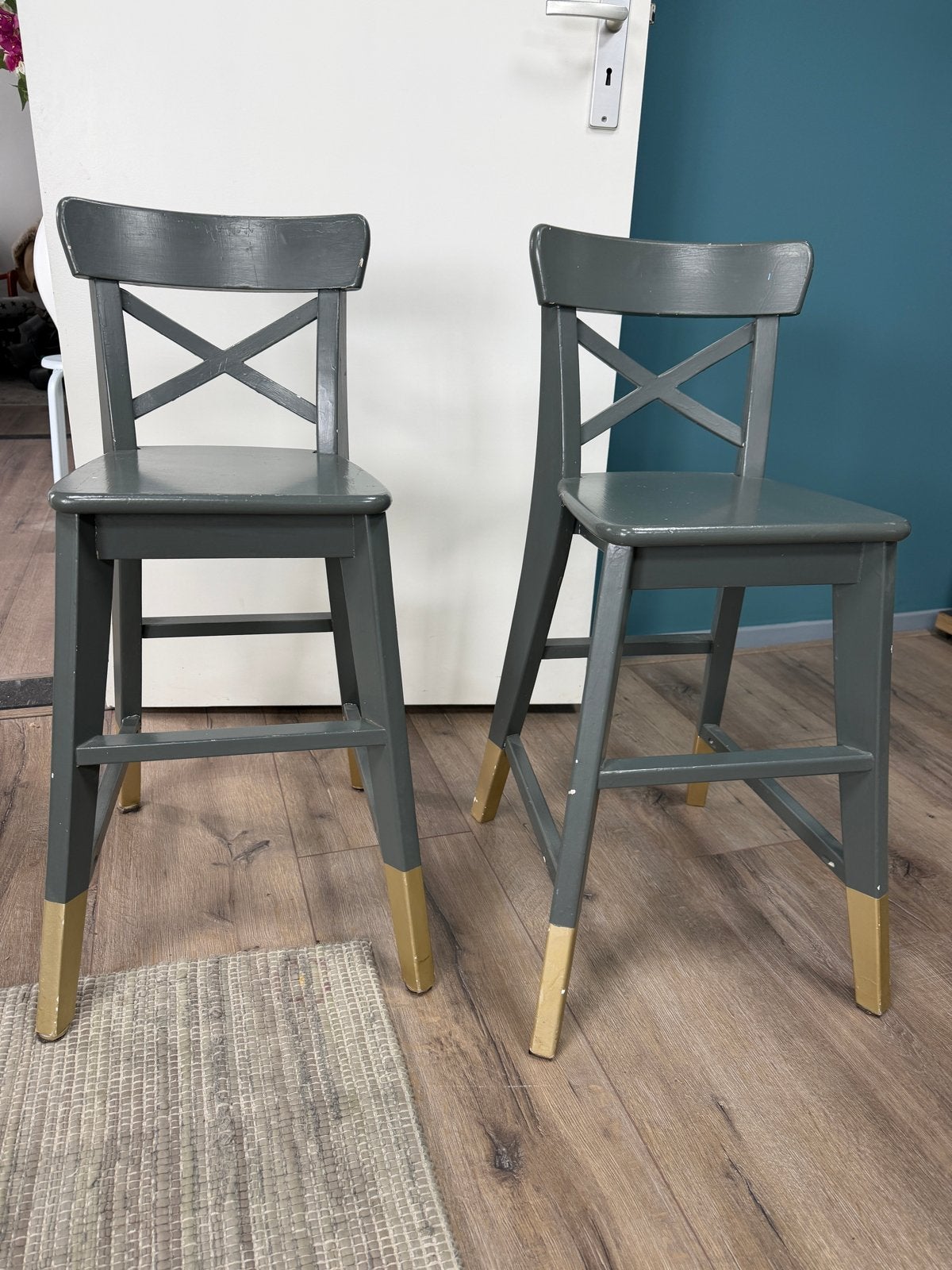 IKEA houten kinderstoelen, Ophalen, Gebruikt, Twee, Overige kleuren