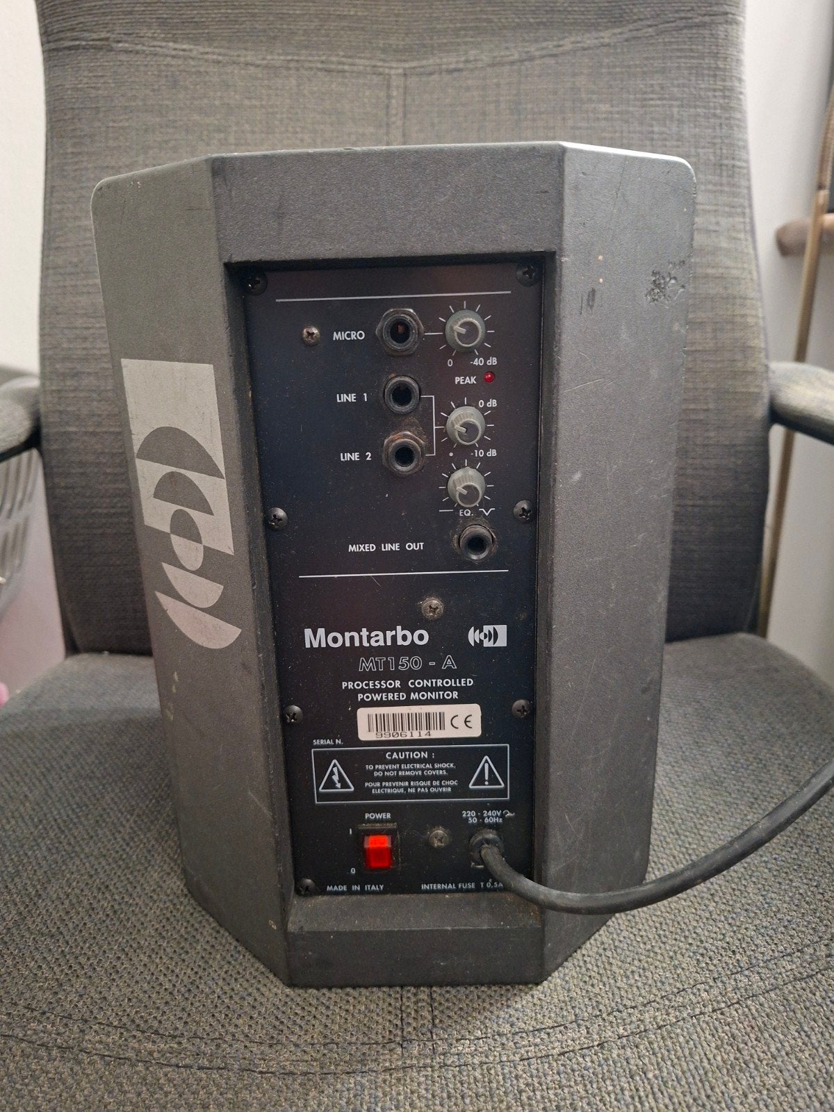 Montarbo MT150-A actieve studiomonitor/speaker 2 stuks, Overige merken, Studiomonitor, Gebruikt, Ophalen of Verzenden