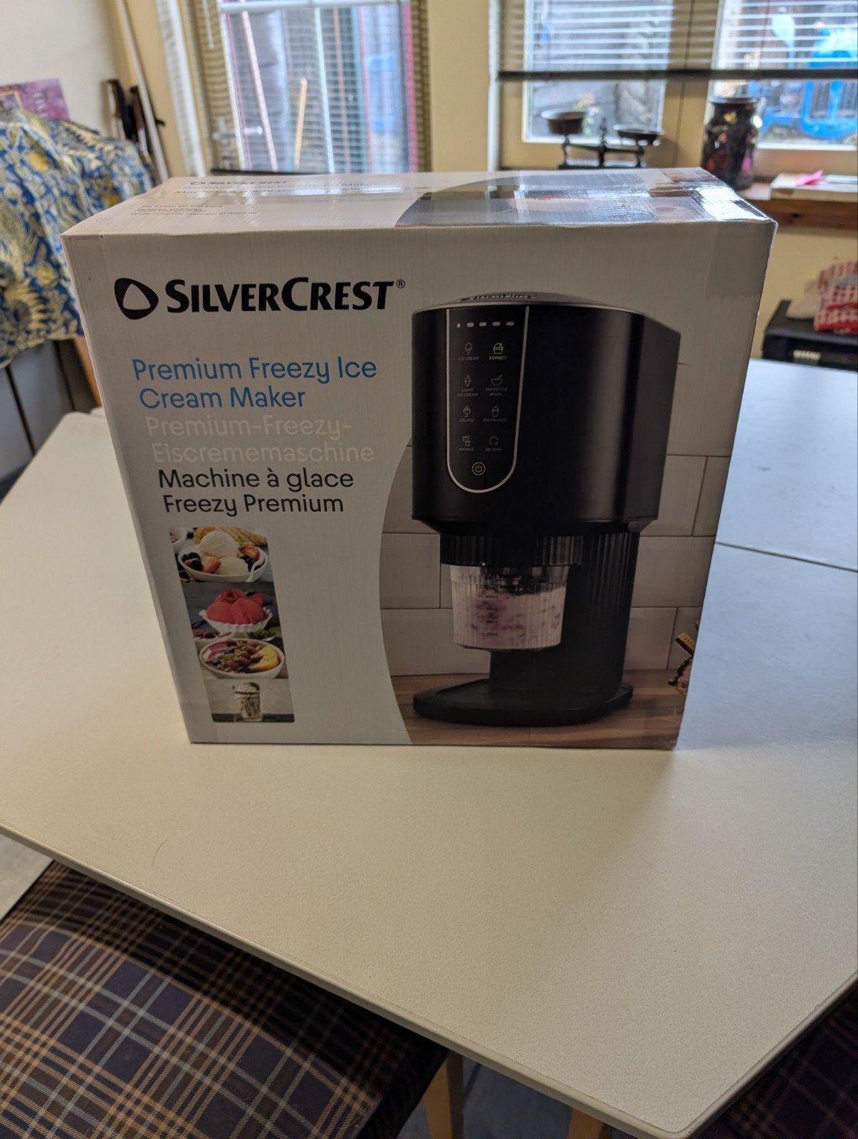 SilverCrest Premium Freezy Ice Cream Maker - Nieuw, Witgoed en Apparatuur, IJsmachines, Ophalen of Verzenden, Nieuw