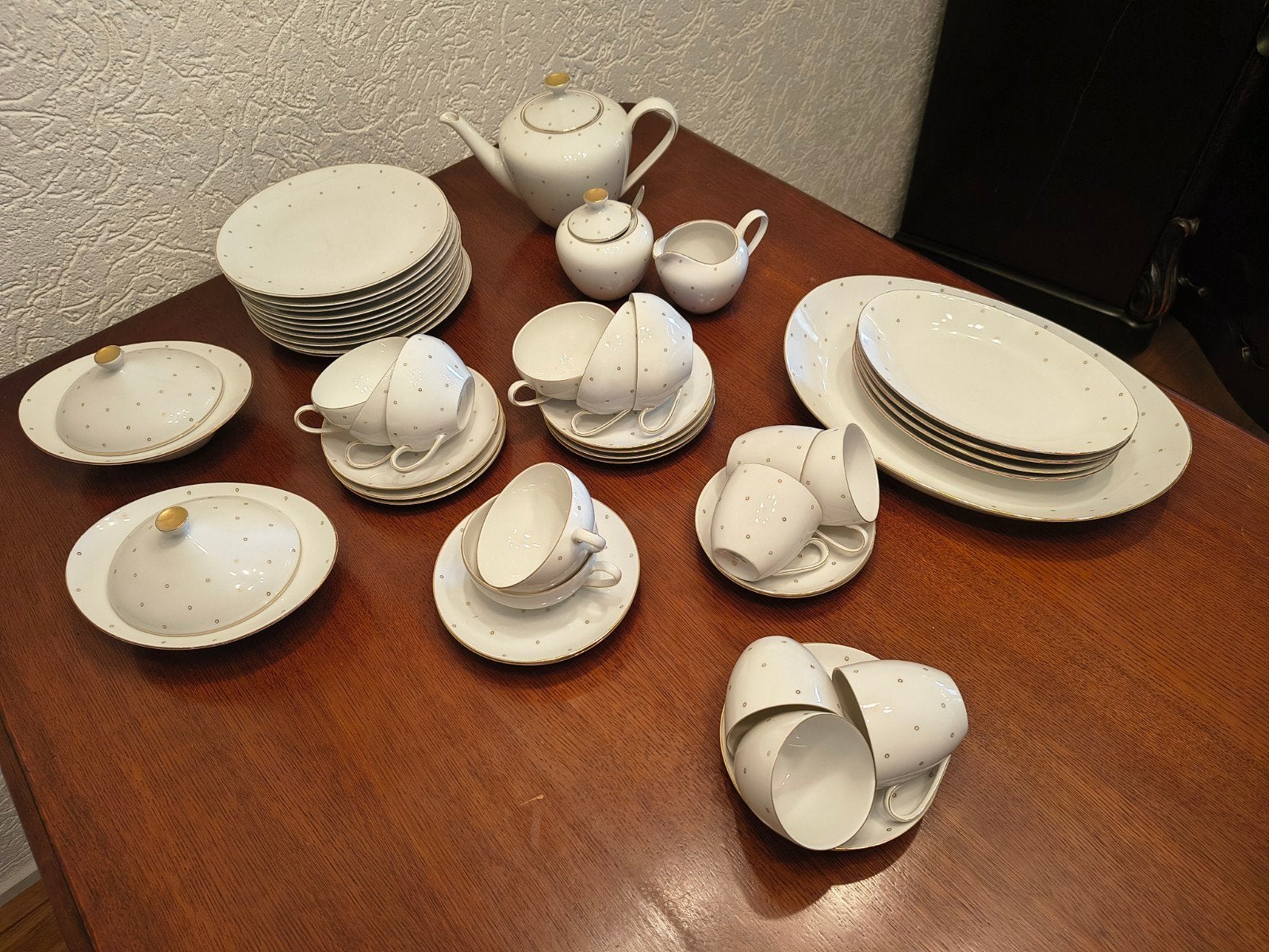 Service Vintage Merk Arzberg, Huis en Inrichting, Gebruikt, Arzberg, Vintage, Ophalen of Verzenden