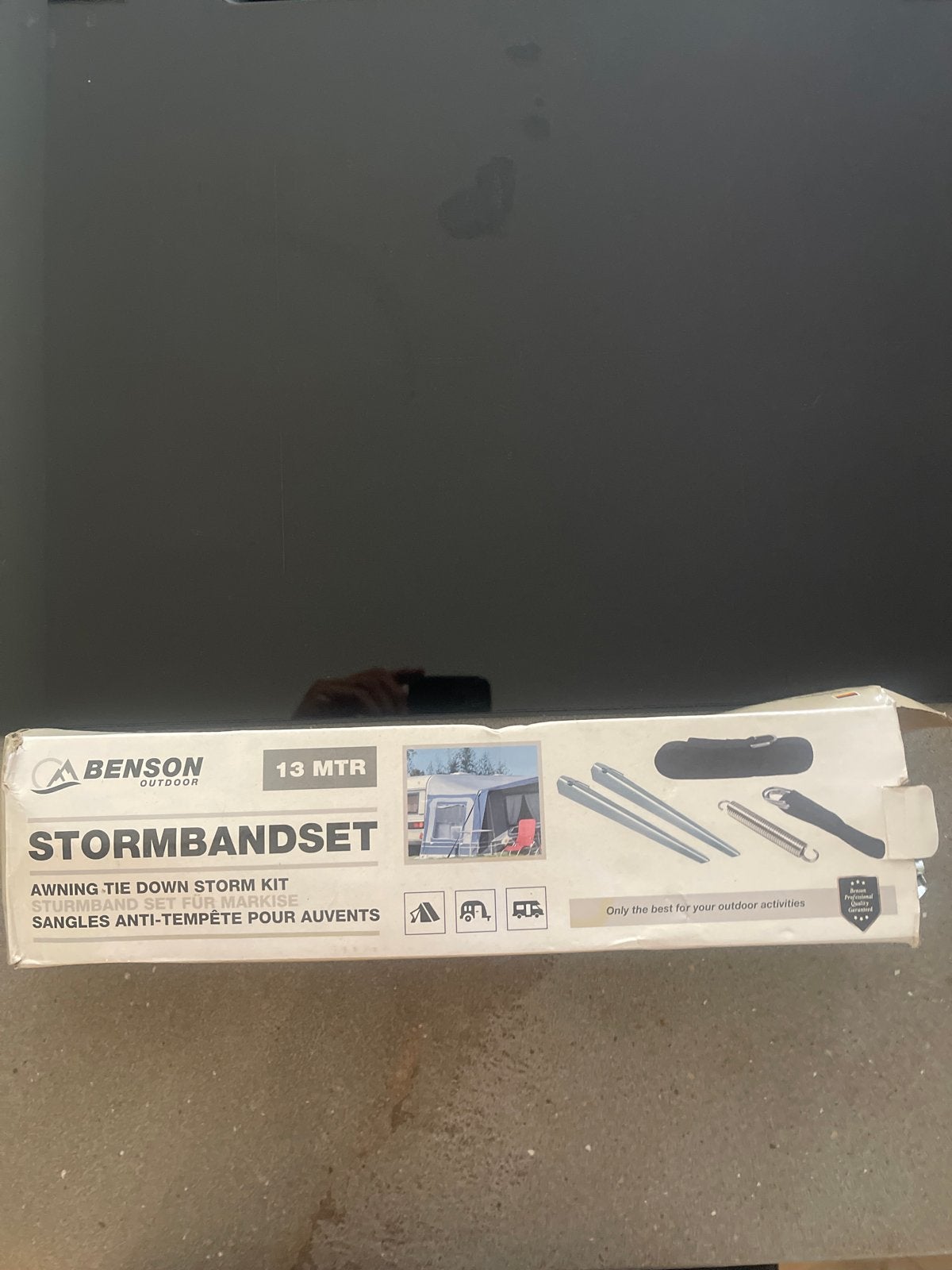 Benson Outdoor Stormbandset - 13 meter, Caravans en Kamperen, Ophalen of Verzenden, Zo goed als nieuw