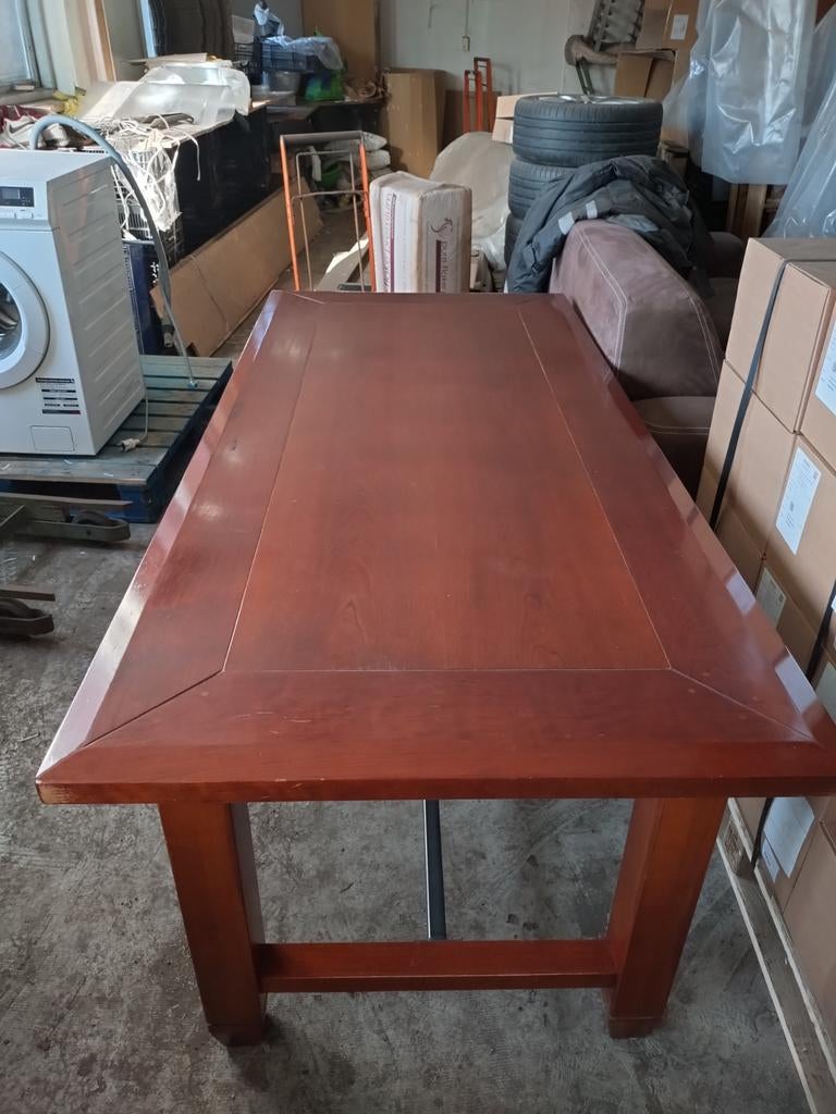 Kersenhouten Eettafel, Huis en Inrichting, Tafels | Eettafels, Ophalen, Gebruikt, 50 tot 100 cm, 150 tot 200 cm