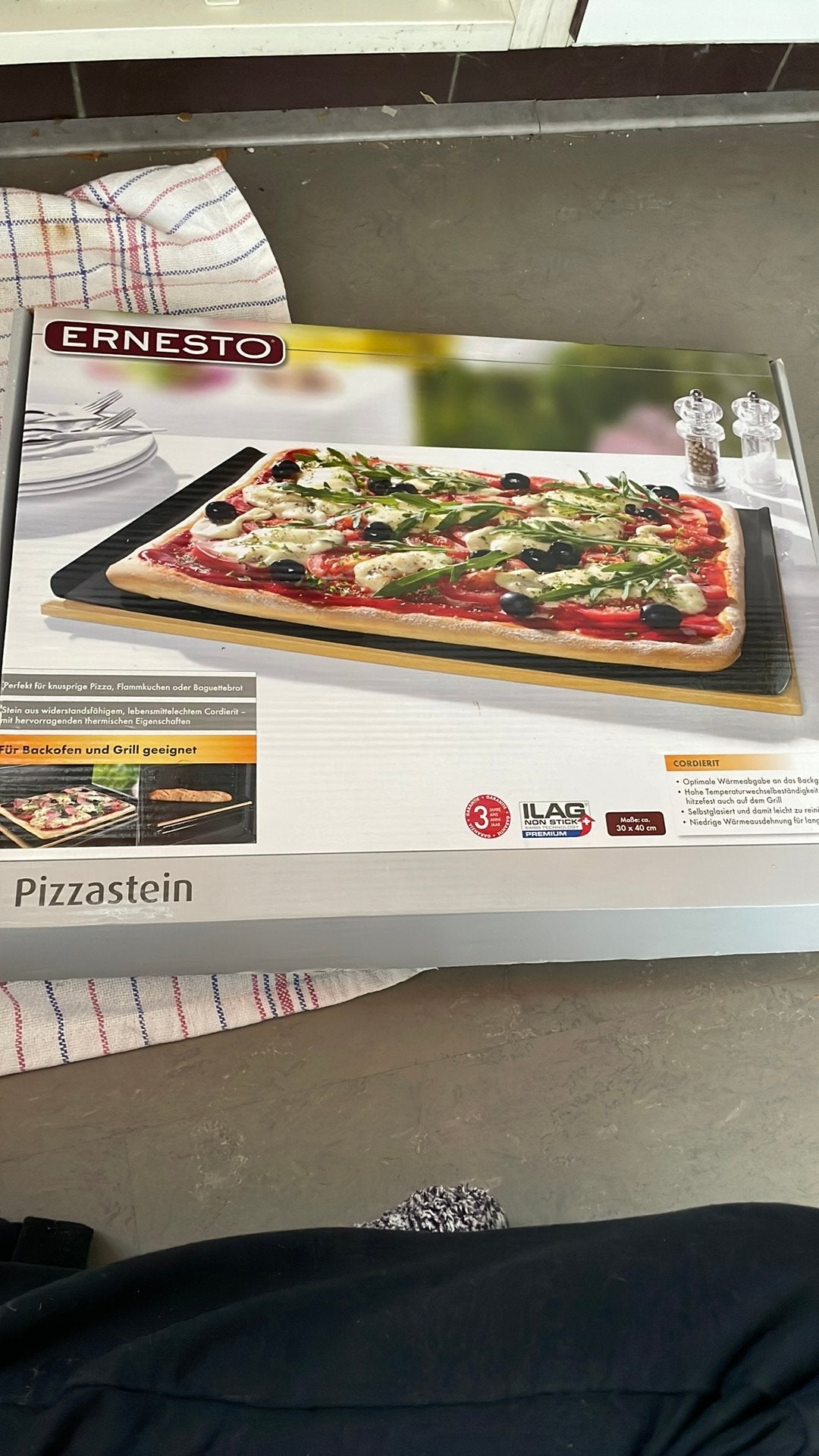 Pizzasteen, Tuin en Terras, Pizzaovens, Ophalen, Gebruikt